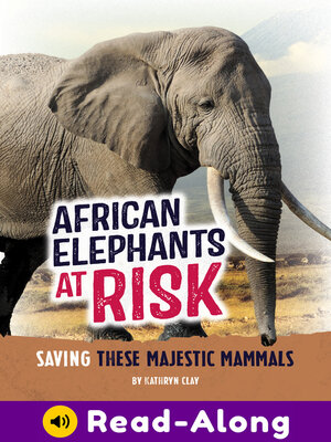 cover image of African Elephants at Risk